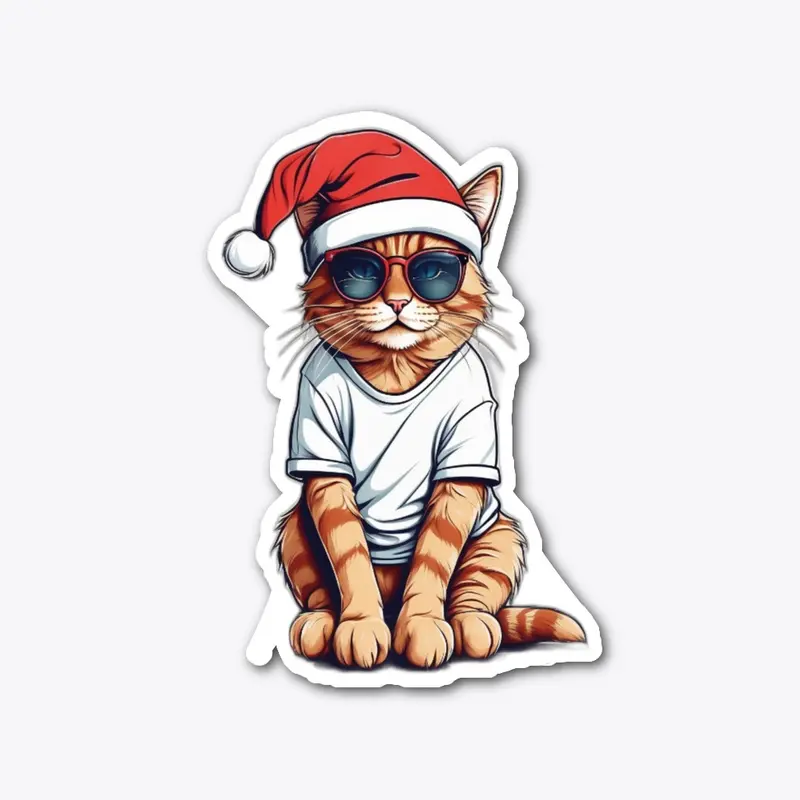 Santa cat