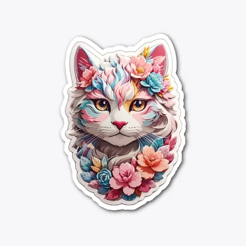 Flower cat